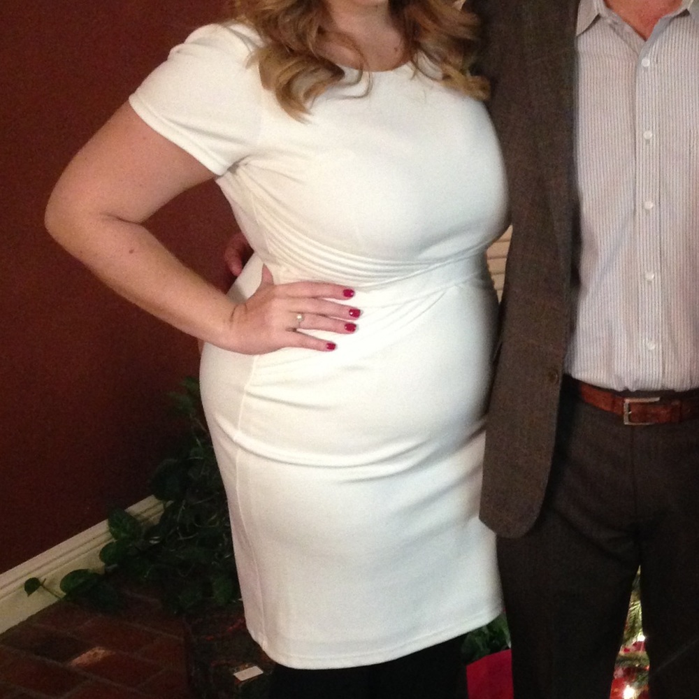 White Fitted Dress
